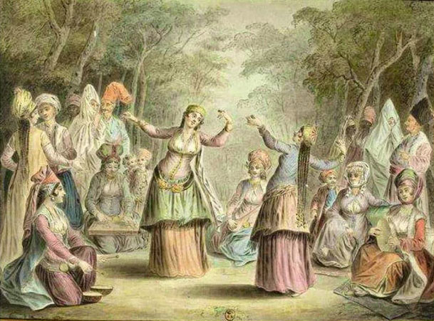 François-Marie Rosset, Danseuses turques