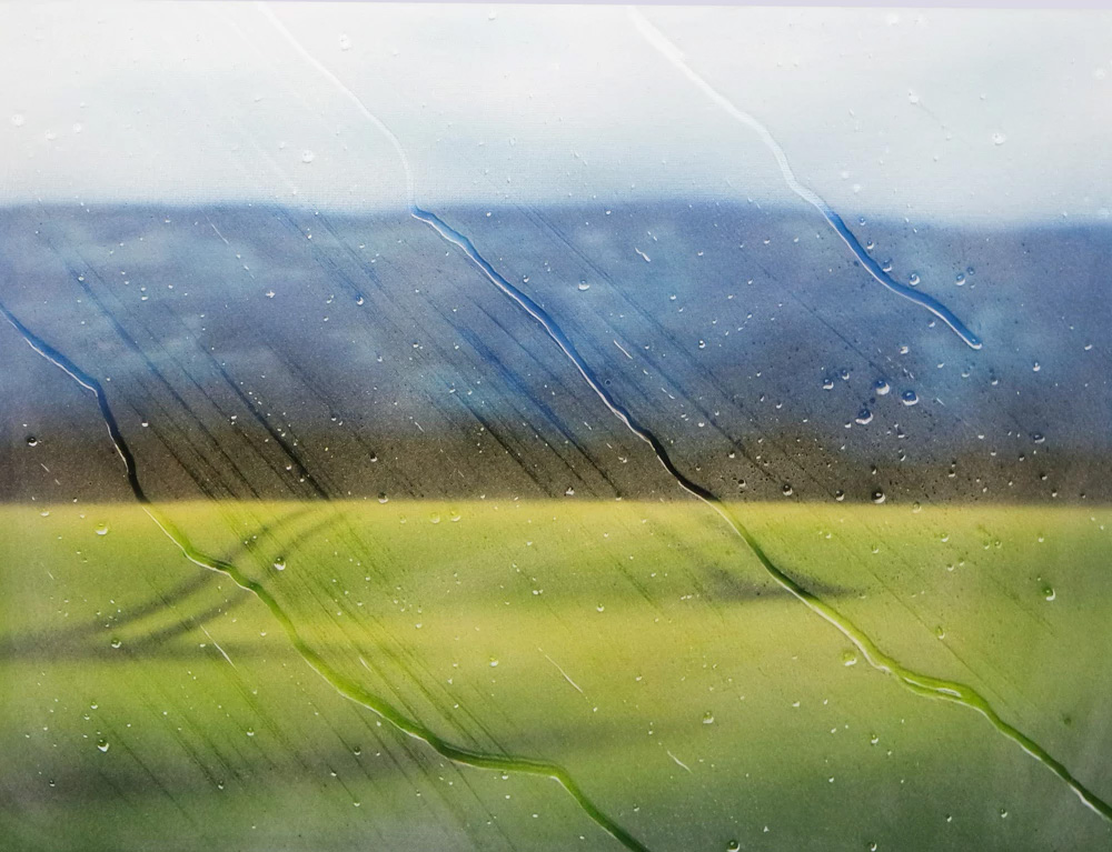 Saype, 17h37, En Suisse