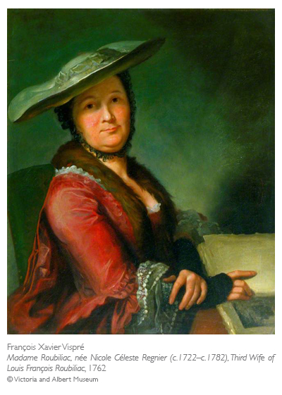François-Xavier Vispré, portrait de madame Roubiliac