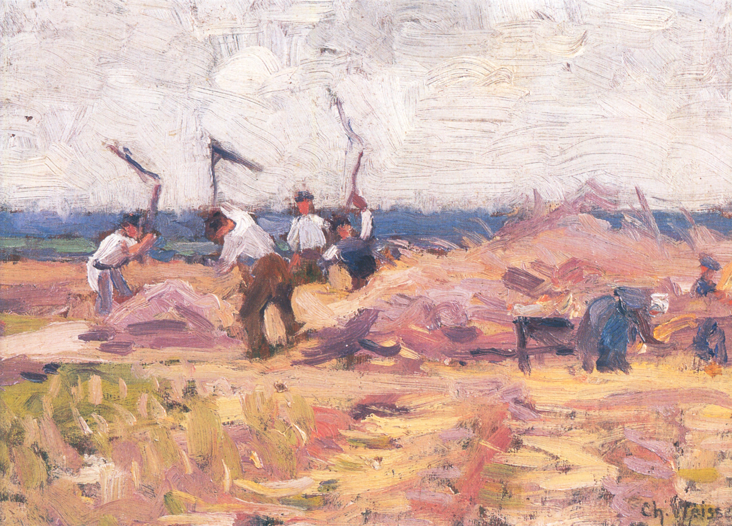 Charles Weisser, Les Batteurs de blé