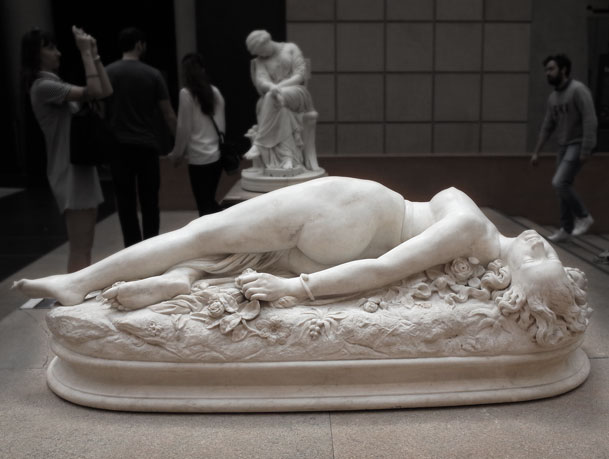 Auguste Clésinger, Femme piquée par un serpent, musée d'Orsay, Paris