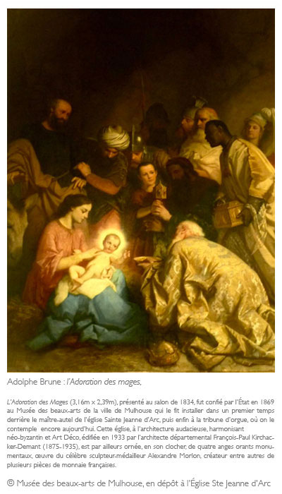 Adolphe Brune, Adoration des mages, Mulhouse