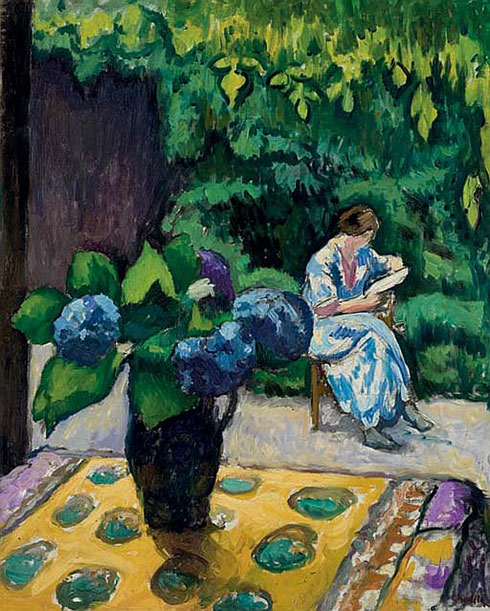 Jean Challié, La Lecture.