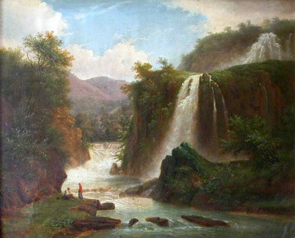 Auguste Desprez, Cascade, 1835.