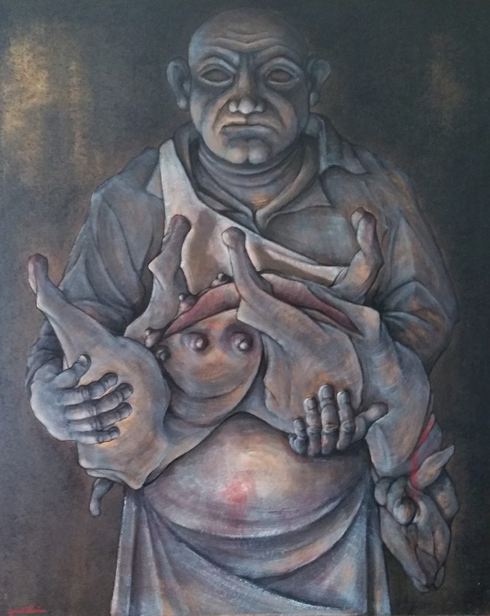 Roland Gaudillière, Le Boucher, Ecce agnus dei absolvit paccata mundi.