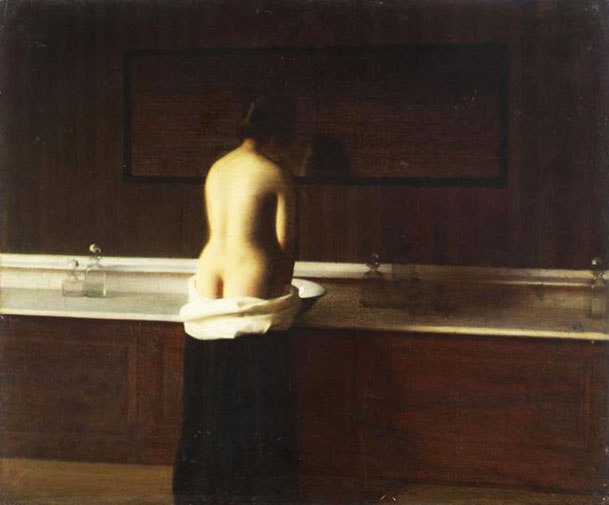 Eugène Lomont, Femme à sa toilette, 1893