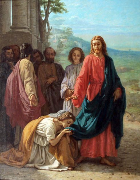 Germain Paget (1817-1884), Guérison de l’hémorroïsse