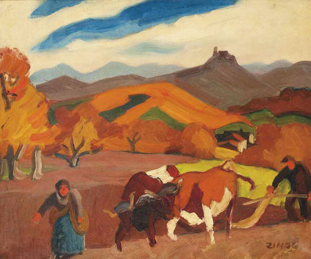 zingg, Scène de labours